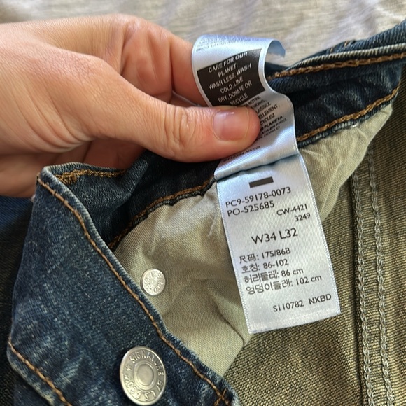 Men’s slim Levi Strauss jeans - Picture 3 of 3